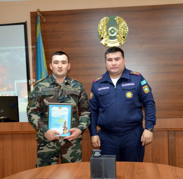Лучшего пожарного выбрали в Мангистау