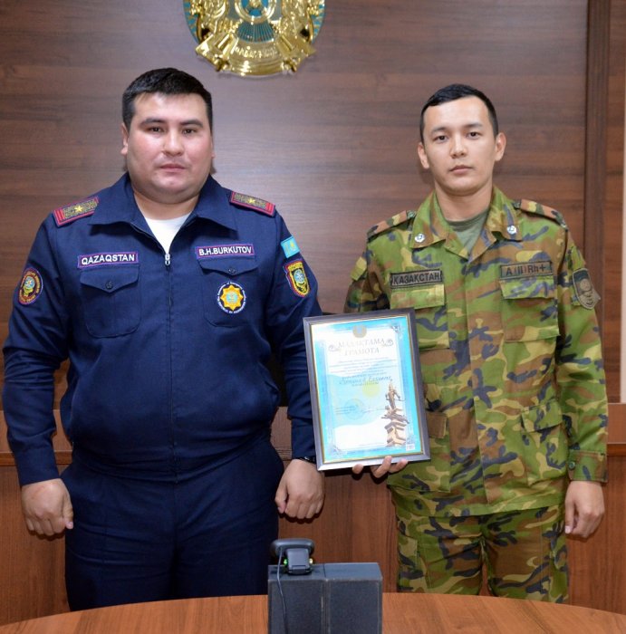 Лучшего пожарного выбрали в Мангистау