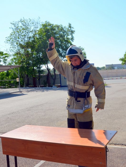 Лучшего пожарного выбрали в Мангистау