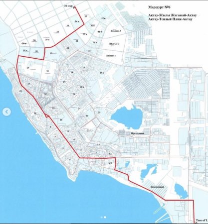 В Актау запущены автобусы до «Теплого пляжа»