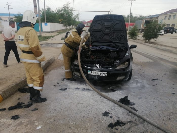 Четыре автомобиля сгорели в Мангистау за неделю