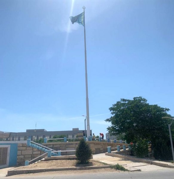 Новый флаг вывесили в Актау