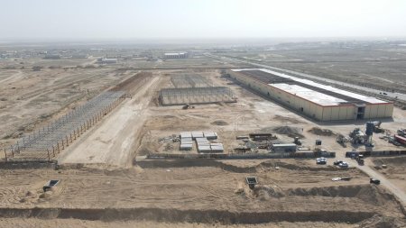 Строительство оптово-распределительного центра в Актау завершено на 70%
