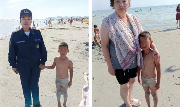 Троих детей потеряли и нашли на «Солдатском пляже» в Актау