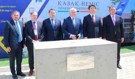 Президент Германии и премьер-министр Казахстана дали старт строительству казахско-немецкого университета в Актау