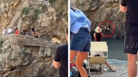 Туристка ради видео прыгнула со скалы и оказалась в больнице
