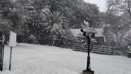 В ЮАР впервые за 10 лет выпал снег