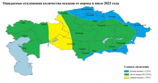 Казгидромет: Во второй части июля температура воздуха в Мангистау поднимется выше нормы