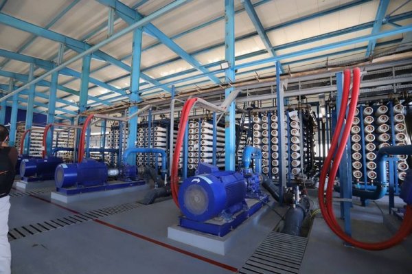 Как проходит строительство новой установки на опреснительном заводе «Каспий»