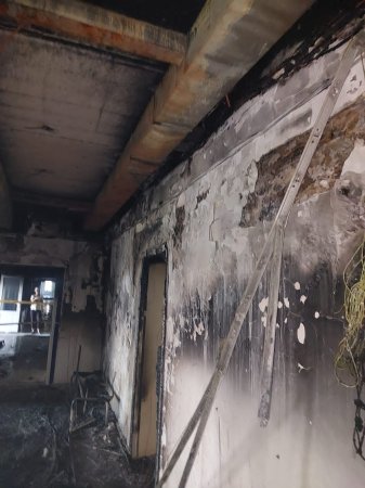 В Мангистауском областном центре фтизиопульмонологии произошёл пожар: пациенты покинули здание самостоятельно