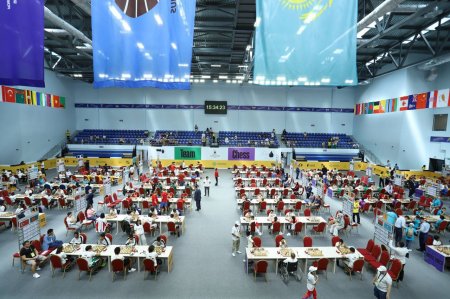 Впервые в Актау проходит чемпионат мира по шахматам среди школьных команд - World Schools Team Championship