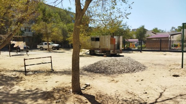 «Реабилитация» футбольного поля затянулась в Актау