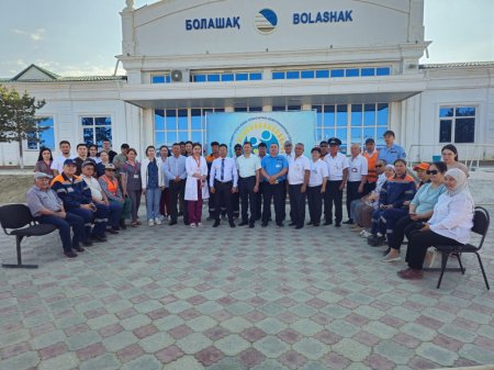 Специализированный медицинский поезд прибыл на станцию Болашак в Мангистау