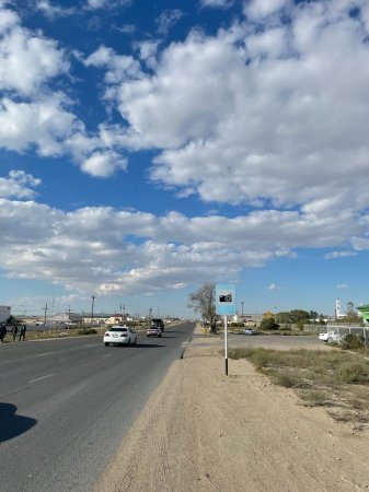 Три предупреждающих о фото- и видеофиксации знака появились на дорогах Актау