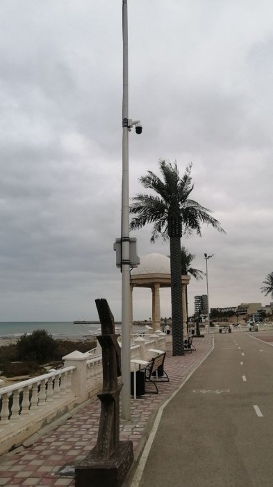 На набережной Актау установили 28 камер общественного видеонаблюдения