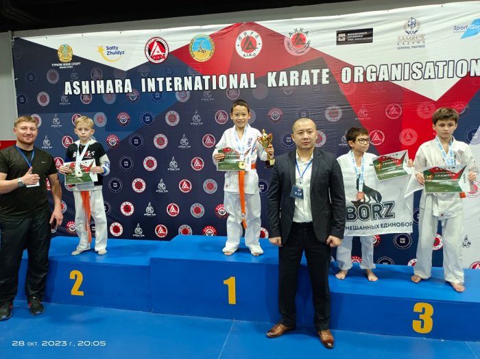 Актауские спортсмены привезли 13 медалей с Кубка Казахстана по ашихара-карате