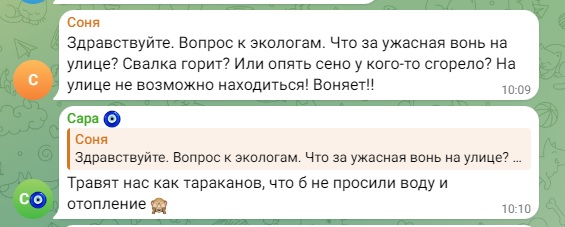 Тление тростника в Астраханской области: жители Актау снова жалуются на запах гари