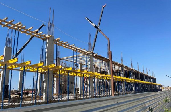 Что строят возле бывшей резиденции президента в Актау