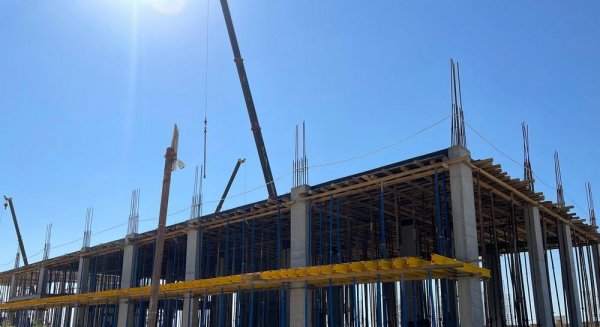 Что строят возле бывшей резиденции президента в Актау