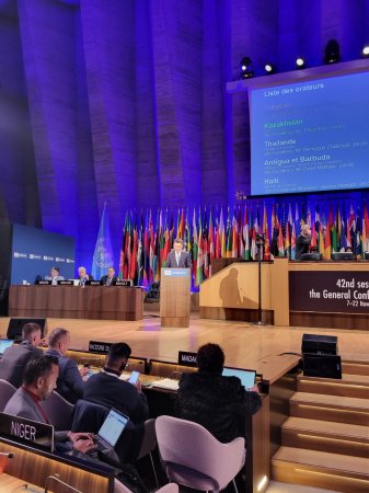 Ерлан Карин выступил на Генеральной конференции ЮНЕСКО