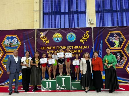 Соревнования по художественной гимнастике прошли в Мунайлы