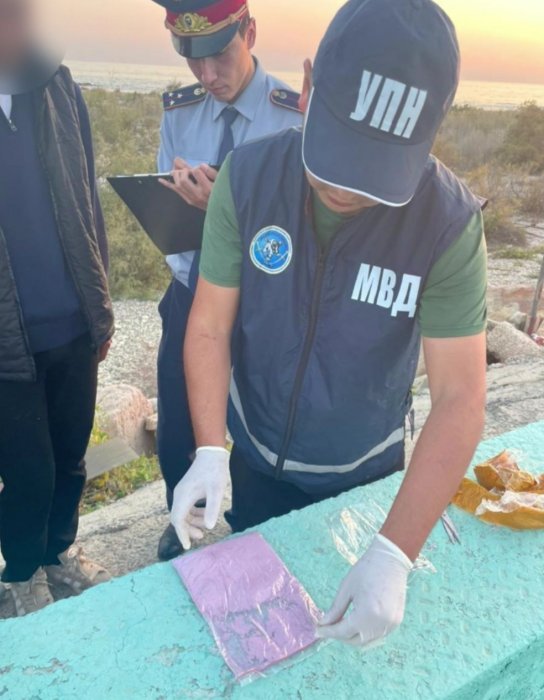 За перевозку наркотиков на 12 миллионов тенге двоих подозреваемых задержали в Мангистау