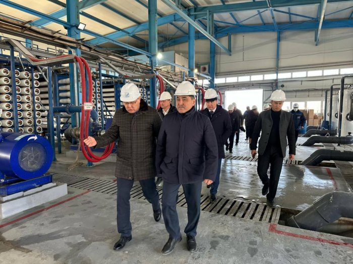 Министр водных ресурсов и ирригации посетил Мангистаускую область