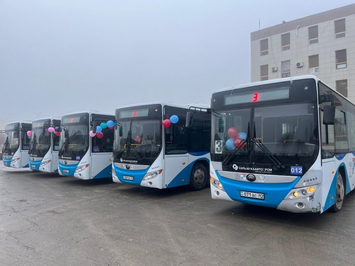 Новые автобусы будут курсировать в Жанаозене