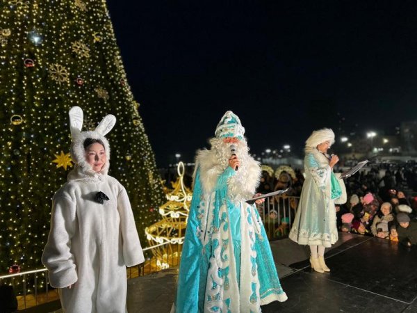 Елку зажгли в Актау: а как в других городах?