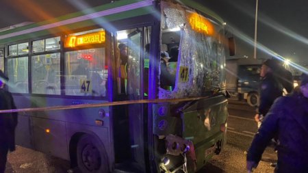 Смертельное ДТП с автобусом в Алматы: напавший на водителя арестован