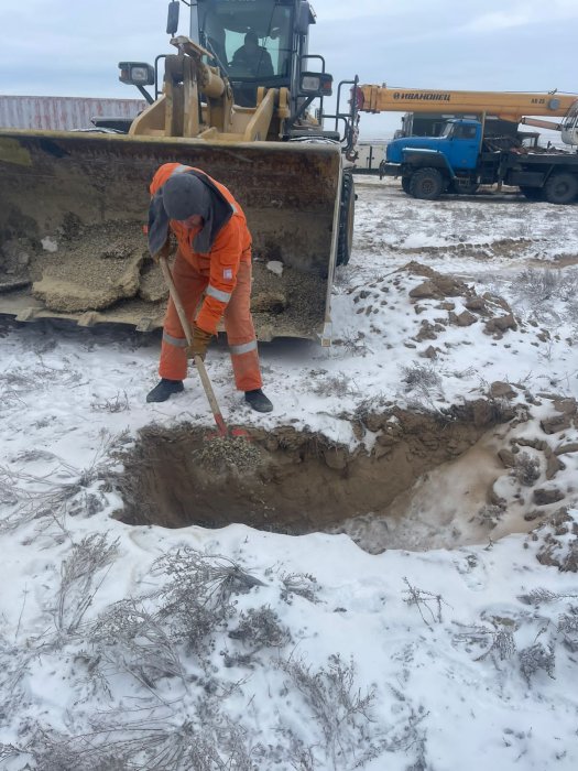 К местности Удек Тупкараганского района подводятся газовые сети