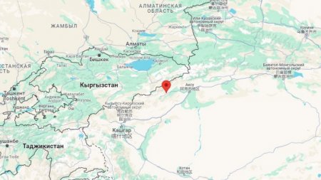 Еще одно землетрясение произошло на границе Кыргызстана и Китая