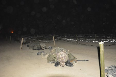 На учебном полигоне «Оймаша» в Мангистау проходят боевые стрельбы