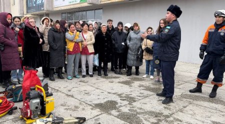 В ТЦ «Shum» в Актау спасатели провели учения
