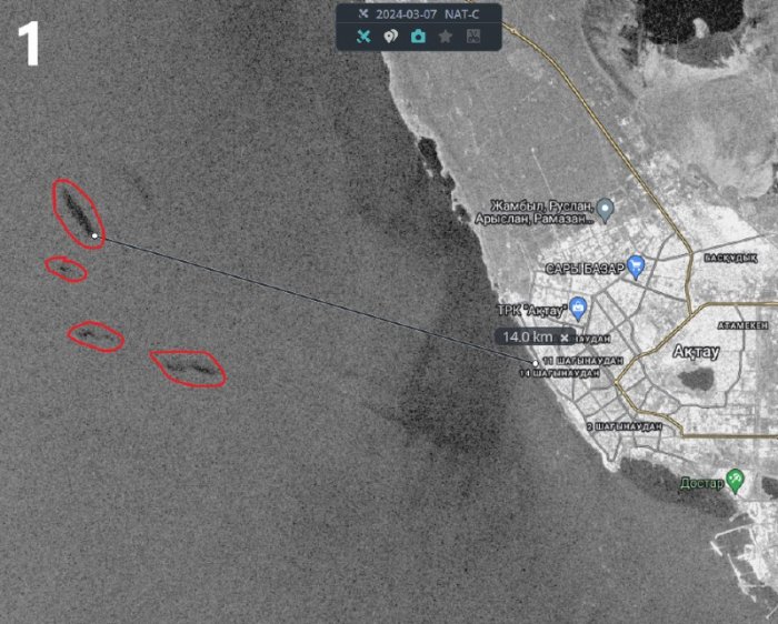 Экологи Мангистау не обнаружили у набережной Актау масляные пятна