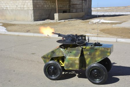 Солдаты-срочники из Актау создали наземный боевой дрон