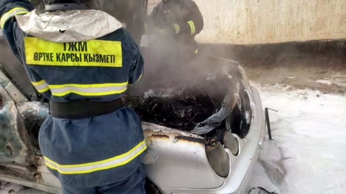 Житель Актау получил термические ожоги в результате возгорания автомобиля