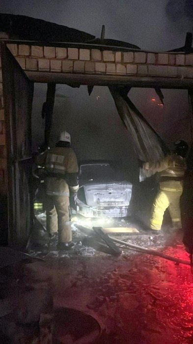 Житель Актау получил термические ожоги в результате возгорания автомобиля