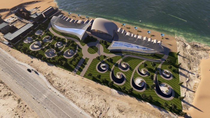 Для привлечения туристов: дома в форме ракушек предложили строить в Актау архитекторы