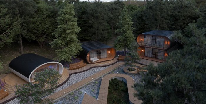 Для привлечения туристов: дома в форме ракушек предложили строить в Актау архитекторы