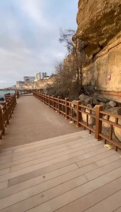 В Актау открыли Скальную тропу после восстановительных работ