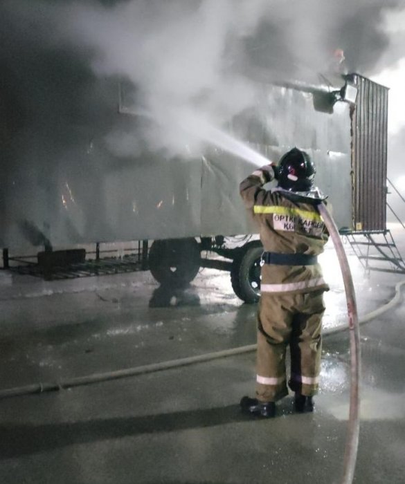 За неделю пожарные Мангистау выезжали по тревоге 35 раз