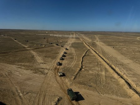 В Мангистау на полигоне «Оймаша» прошли учения морских пехотинцев