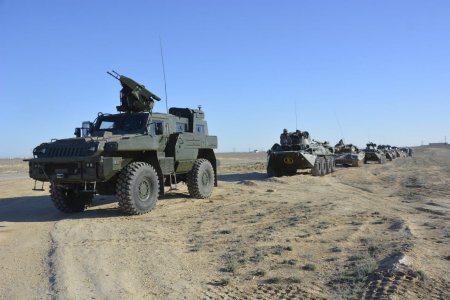 В Мангистау на полигоне «Оймаша» прошли учения морских пехотинцев