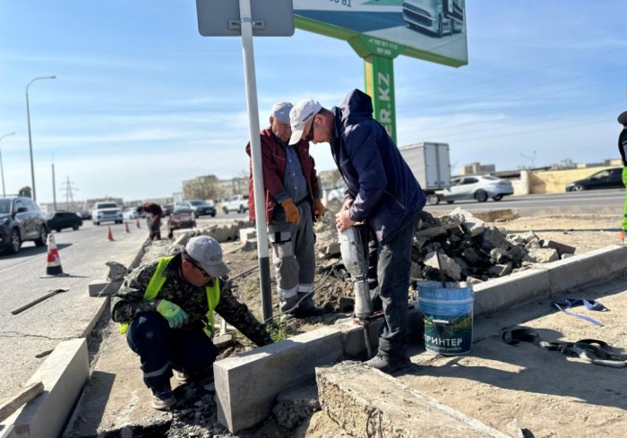 Аким  Актау поручил ускорить ямочный <a href="/news/tags/remont-dorog" rel="nofollow">ремонт дорог</a>