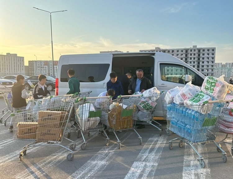 Энергетики АО «МРЭК» оказали гуманитарную помощь эвакуированным жителям Атырауской области