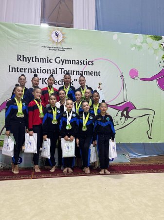 Спортсменки из Мангистау стали победителями международного турнира по художественной гимнастике