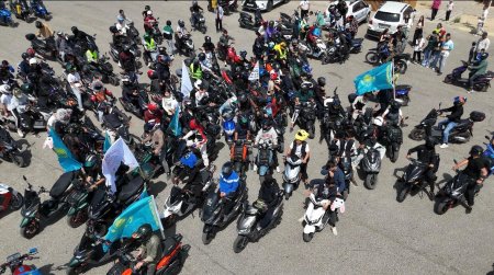 Мотопробегом отметили День единства народа Казахстана в Актау