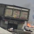 Водителя грузовика оштрафовали в Актау за сброс и поджог мусора